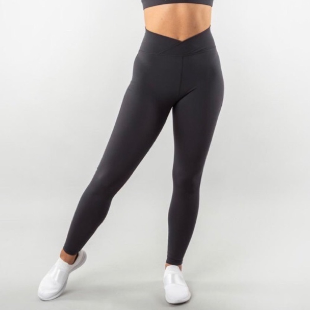 Alphalete Surface Path Leggings Black Size XS